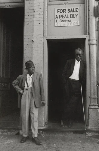 Man with a Pistol, Chicago, Illinois by John Simmons, photograph, 1965