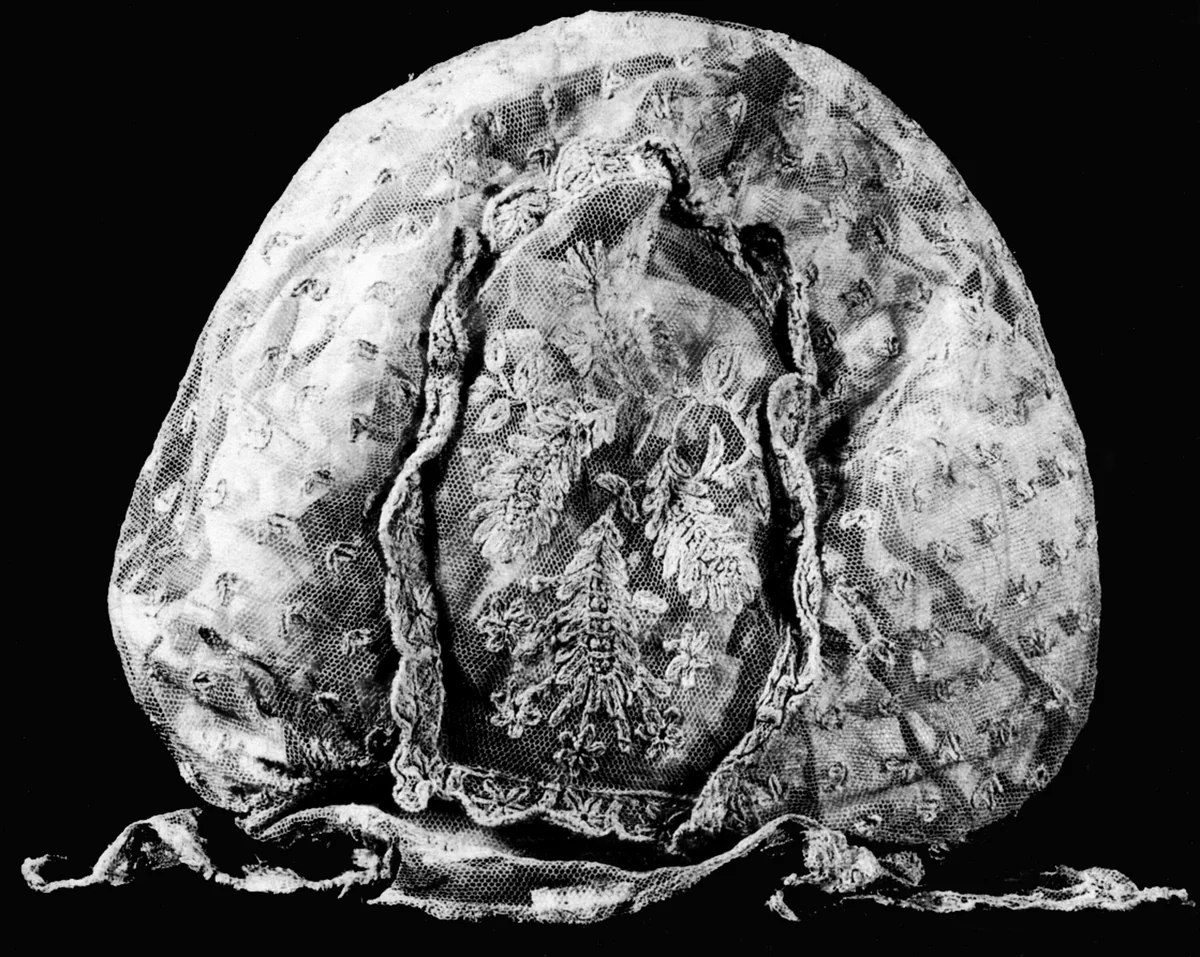 Cap by Possibly United States, textile, 1825-1850