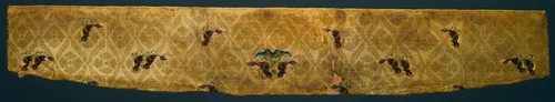Embroidery with Birds by Unknown, textile, 700-899