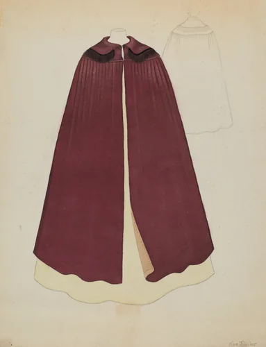 Cape by Catherine Fowler, index of american design, 1936
