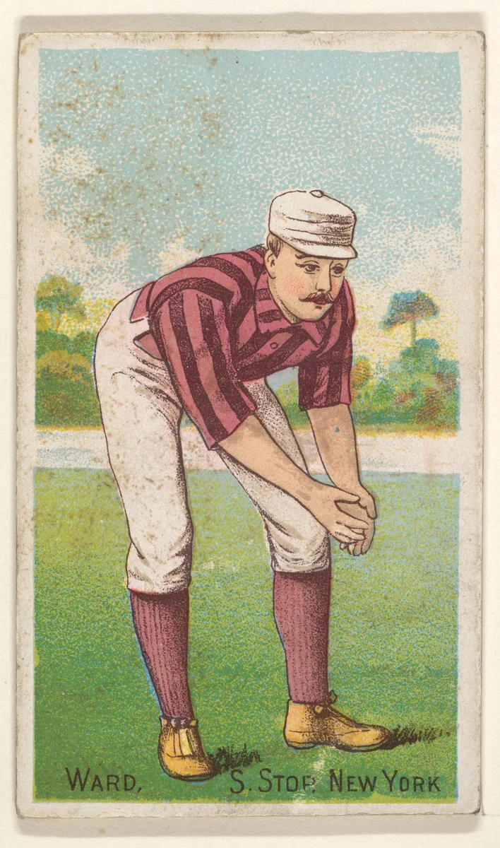 Ward, S. Stop, New York, from the Gold Coin series (N284) for Gold Coin Chewing Tobacco by D. Buchner & Co., print, 1887