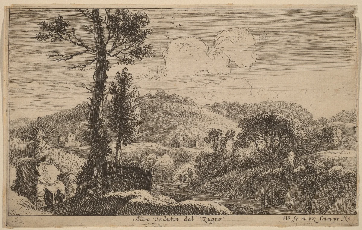 Third View of Zugro by Herman van Swanevelt, print, 1600-1655