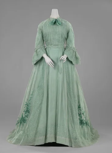 Day Dress by anonymous, textile, 1863-1866