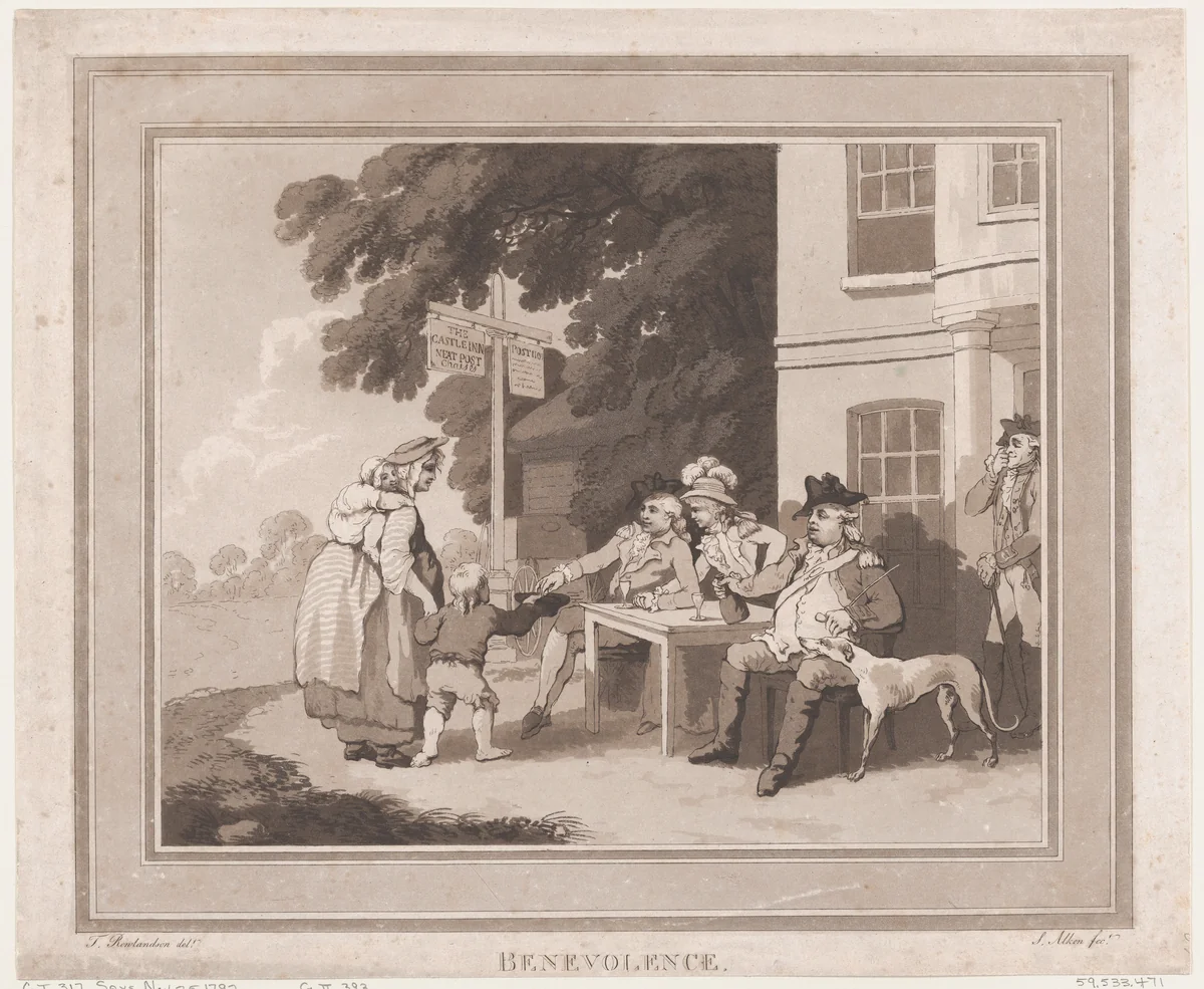 Benevolence by Samuel Alken, print, 1792