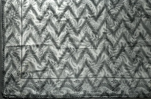 Handkerchief by France, Mulhouse, textile, 1820-1840