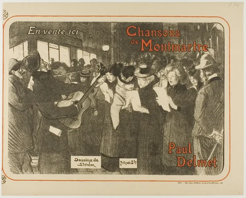 Chansons de Montmartre by Théophile Alexandre Steinlen, print, 1899
