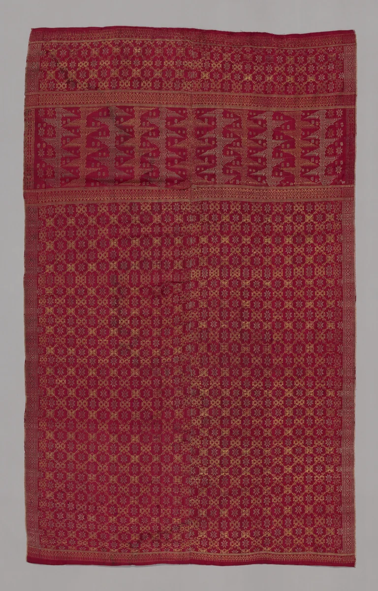 Panel by Asia or Pacific Islands, textile, 1801-1900