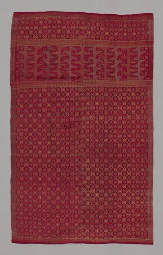 Panel by Asia or Pacific Islands, textile, 1801-1900