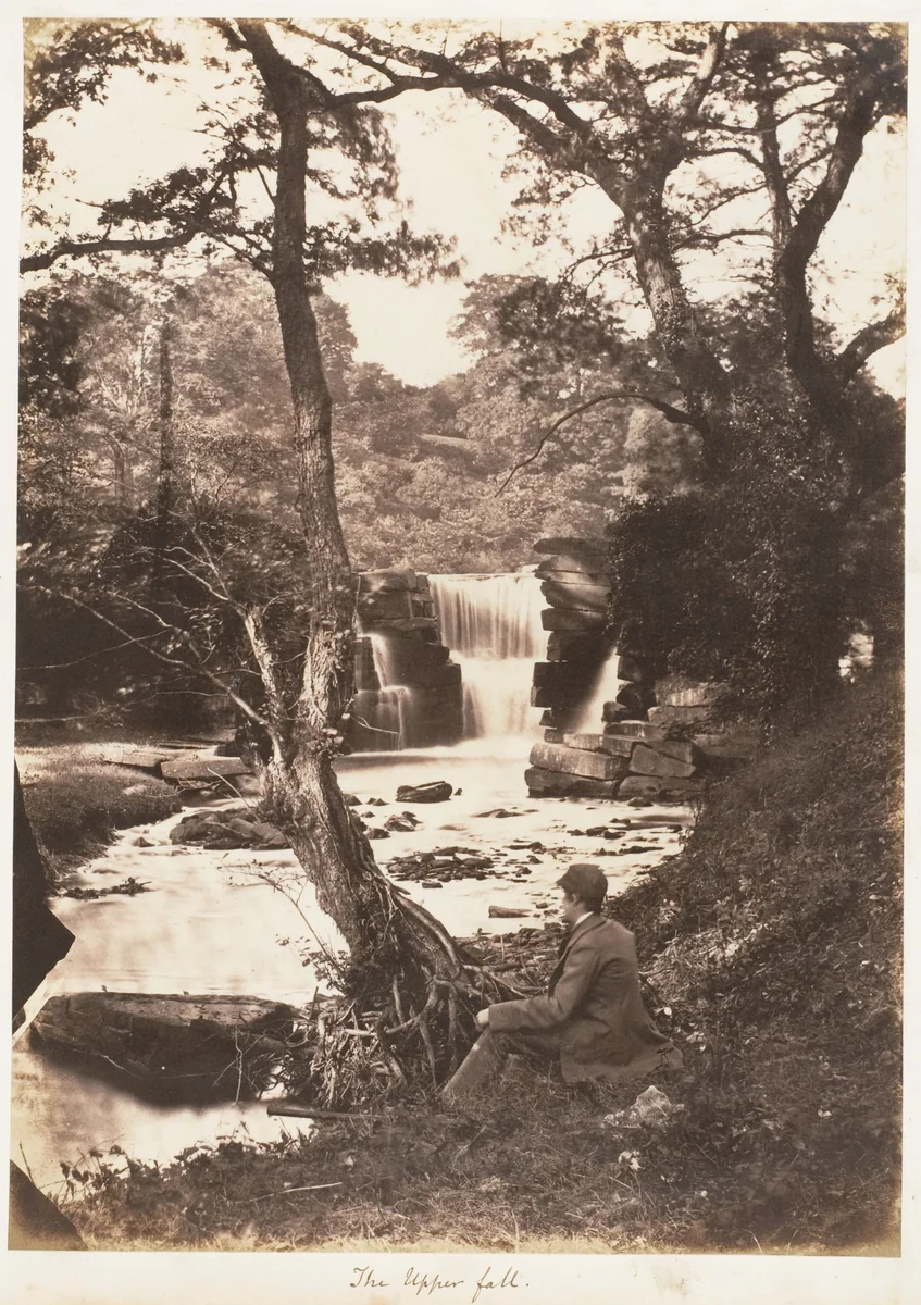 The Upper Fall by John Dillwyn Llewelyn, photograph, 1853-1856