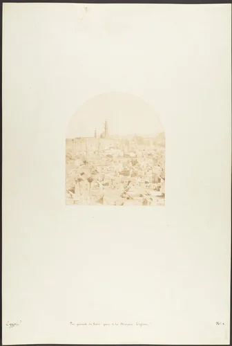 Vue générale du Kaire, prise de la Mosquée Tegloun by Maxime Du Camp, photograph, 1849-1850