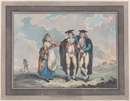 The Students by Thomas Rowlandson, print, 1793