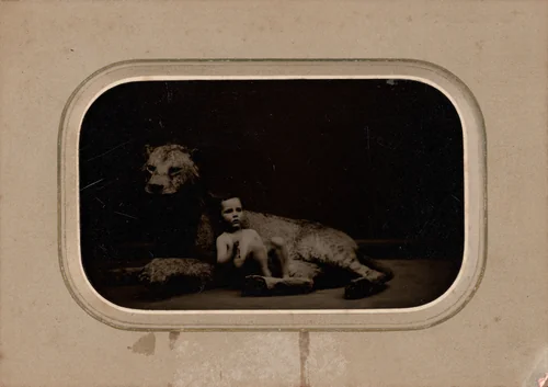 Portrait of a Child by French 19th Century, photograph, 1855-1865