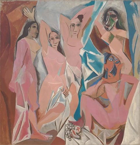 Les Demoiselles d'Avignon by Pablo Picasso, painting, 1907