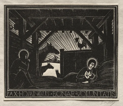 Christmas Gifts: Dawn by Eric Gill, print, 1916