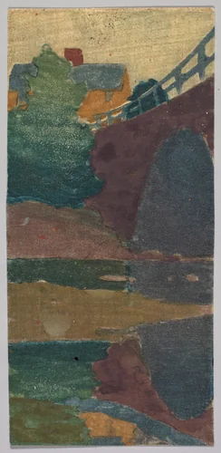 The Old Bridge or Ipswich Bridge by Arthur Wesley Dow, print, 1893-1895