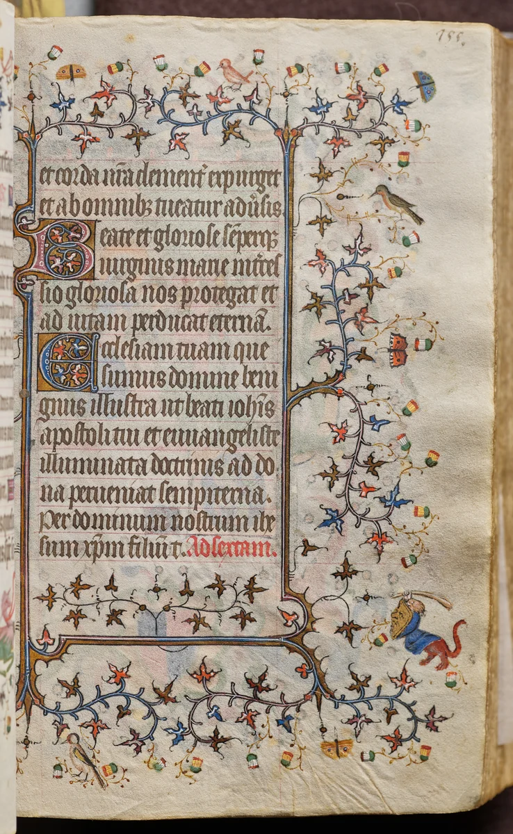 Hours of Charles the Noble, King of Navarre (1361-1425): fol. 78r, Text by Master of the Brussels Initials and Associates, book, 1400-1410