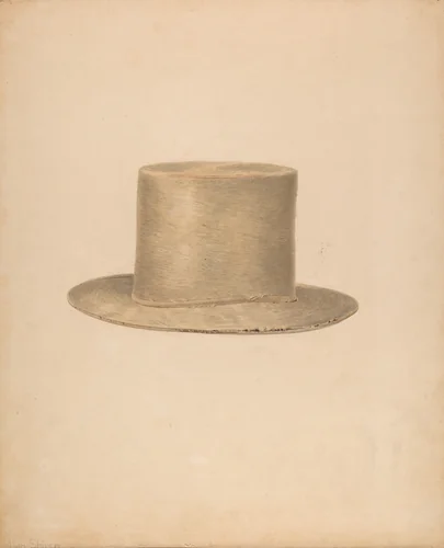 Man's Hat by Alvin Shiren, index of american design, 1939
