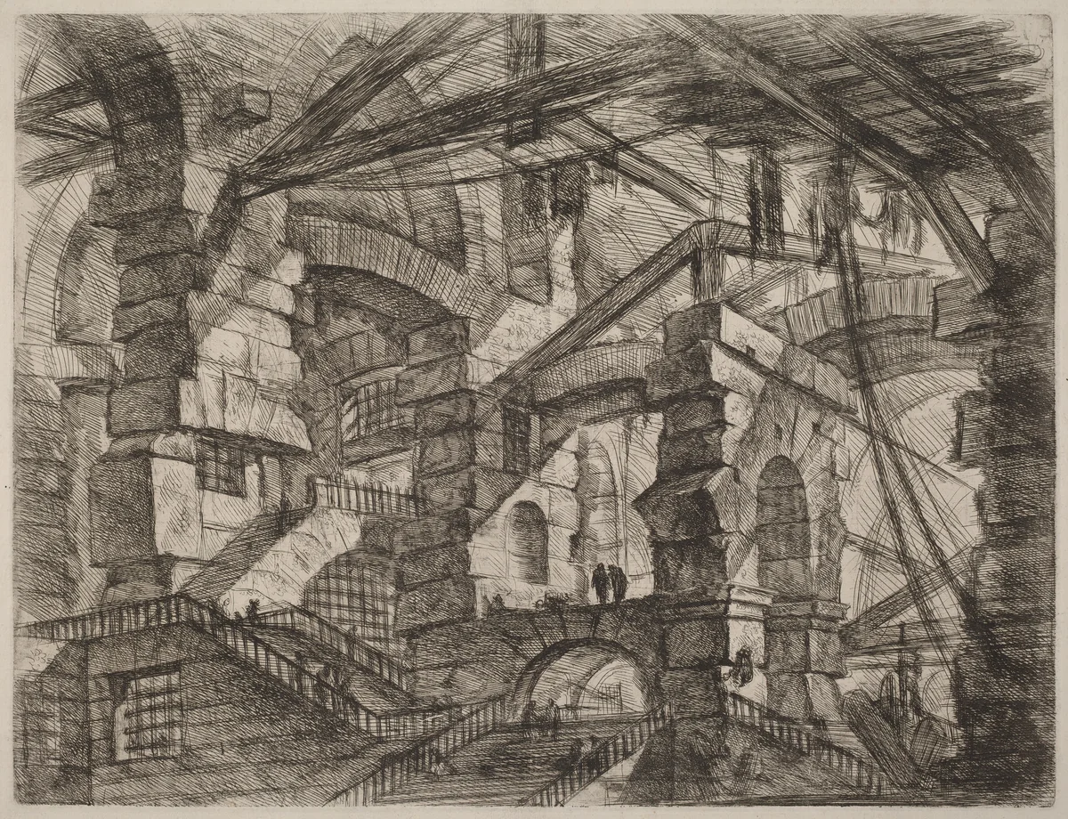 The Gothic Arch by Giovanni Battista Piranesi, print, 1750-1758