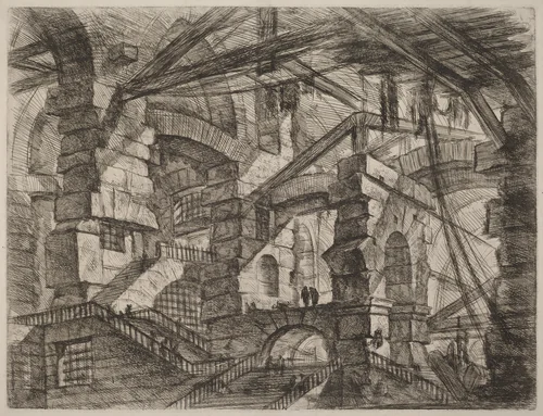 The Gothic Arch by Giovanni Battista Piranesi, print, 1750-1758