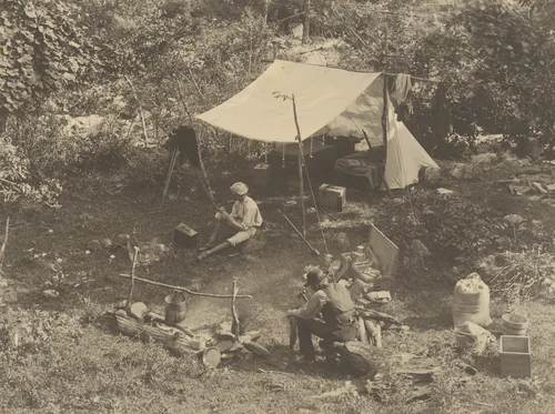 Camp Tye, Virginia by Robert S. Redfield, photograph, 1886