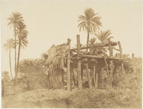Nubian Sakkieh, or Water Wheel by Robert Murray, photograph, 1856