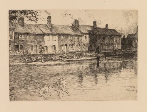 Auguste Lepère: La mare de la prairie à Crèvecoeur (Picardie) by Auguste Louis Lepère, book, 1926-1936