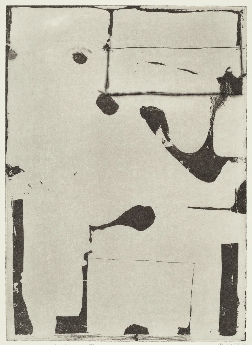 #2 from Five Aquatints with Drypoint by Richard Diebenkorn, portfolio, 1978