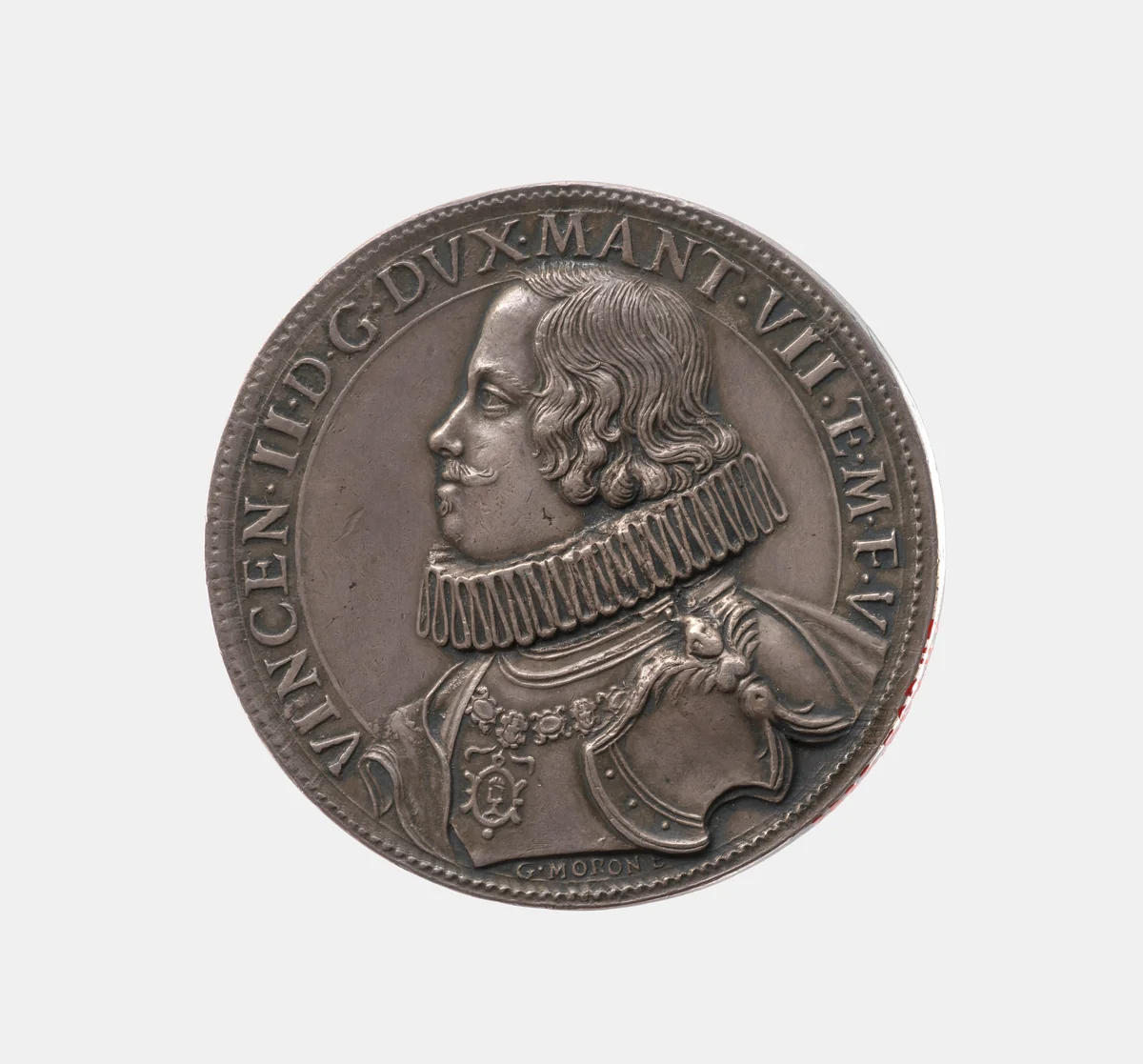 Vincenzo II Gonzaga, Duke of Mantua 1626-27 by Gasparo Morone-Mola, metalwork, 1627-1640