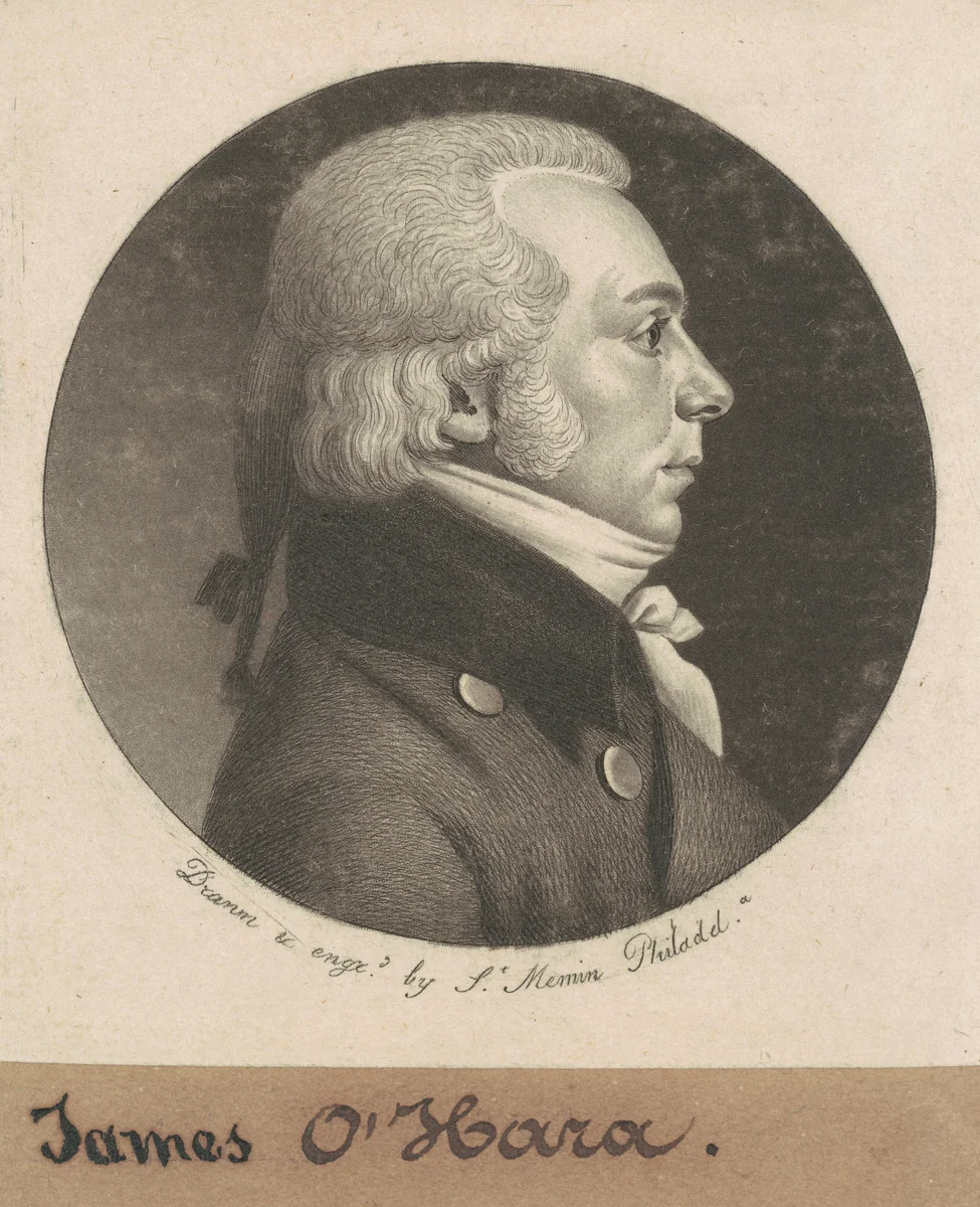 O'Hara by Charles B. J. Févret de Saint-Mémin, print, 1799