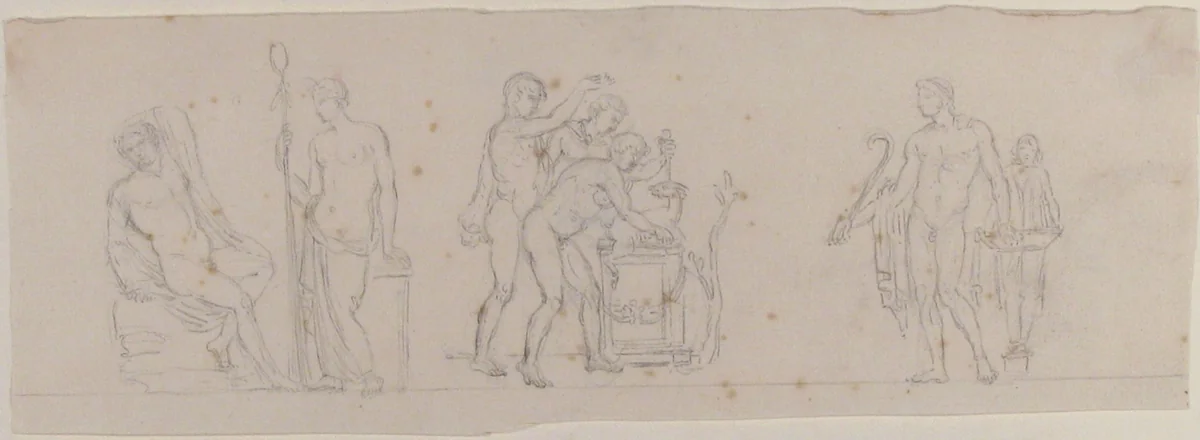 Sacrifice by anonymous, drawing, 1700-1799