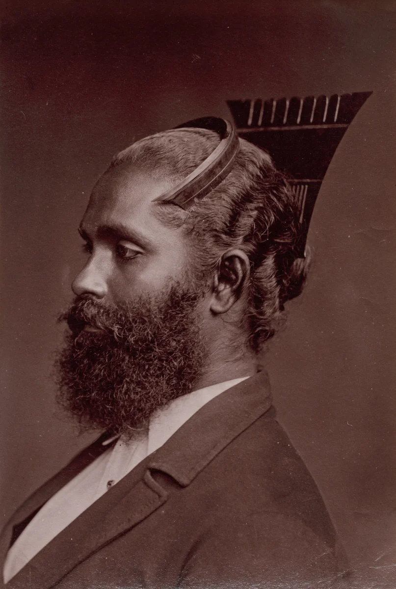 Sinhalese Man by Scowen & Co., photograph, 1880-1889