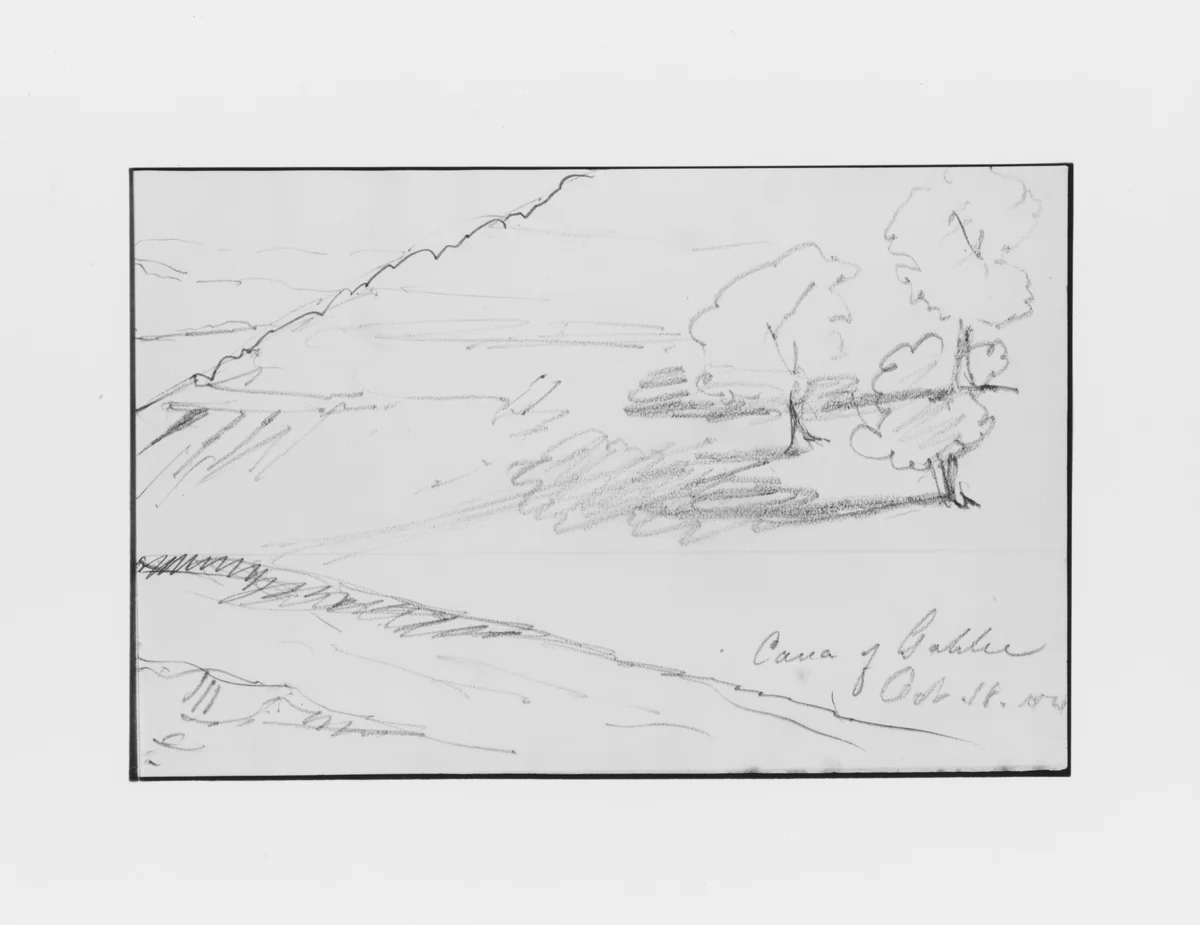 Cana of Gahlee (from Sketchbook) by Mary Newbold Sargent, artwork, 1904