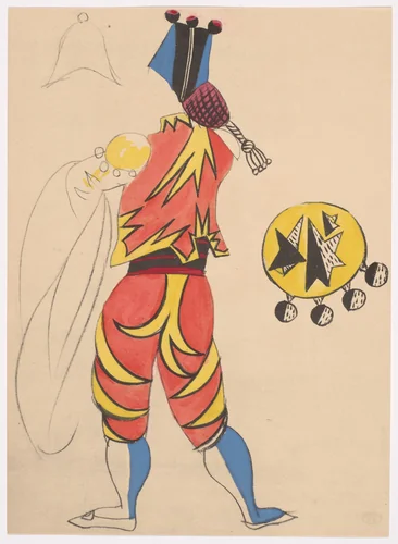 Costume design for the ballet Le Tricorne by Pablo Picasso, illustrated book, 1920