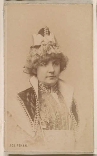 Ada Rehan, from the Actresses series (N246), Type 1, issued by Kinney Brothers to promote Sporting Extra Cigarettes by Kinney Brothers Tobacco Company, photograph, 1888-1892