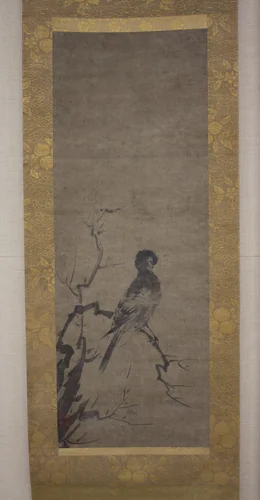 Bird by Kenkō Shōkei (賢江祥啓), painting, 1467-1499