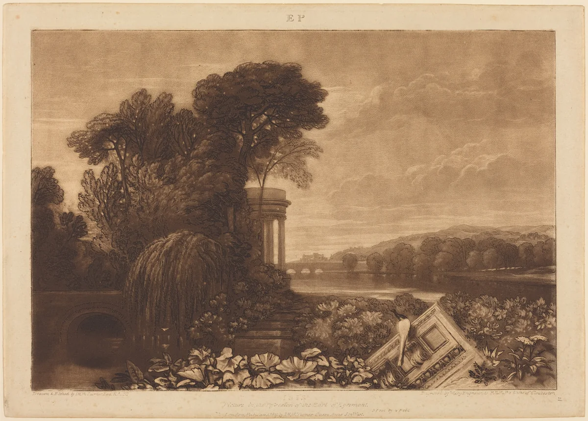 Isis by William Say
Joseph Mallord William Turner, print, 1819