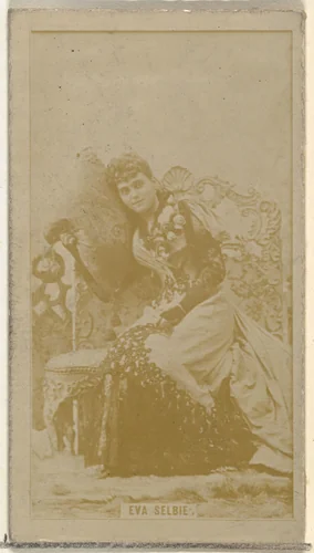 Eva Selbie, from the Actors and Actresses series (N145-8) issued by Duke Sons & Co. to promote Duke Cigarettes by W. Duke, Sons & Co., photograph, 1890-1895