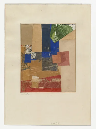 Untitled (1 September 1923) by Kurt Schwitters, drawing, 1923