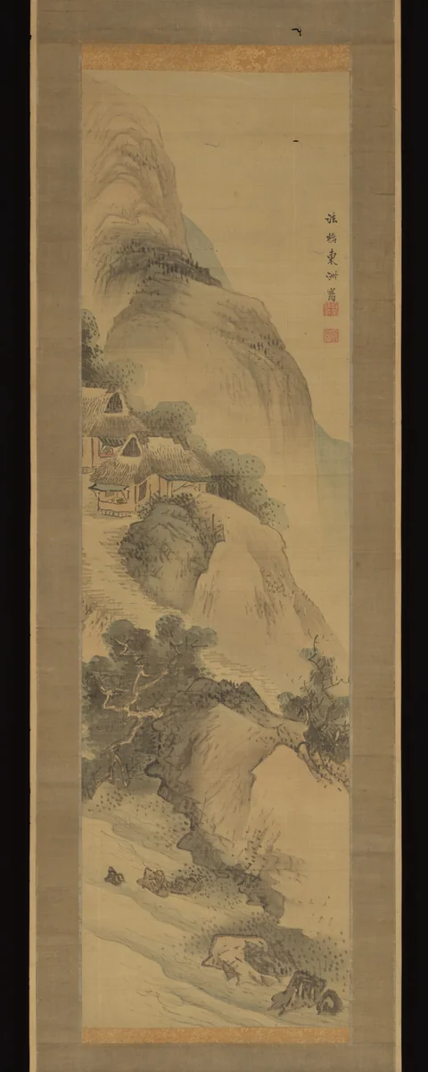 Landscape by Tōshū, painting, 1800-1833