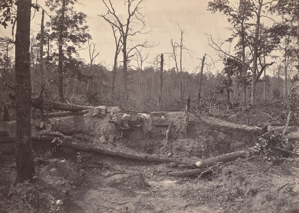 Battle Field of New Hope Church, GA, No. 2 by George Barnard, photograph, 1866