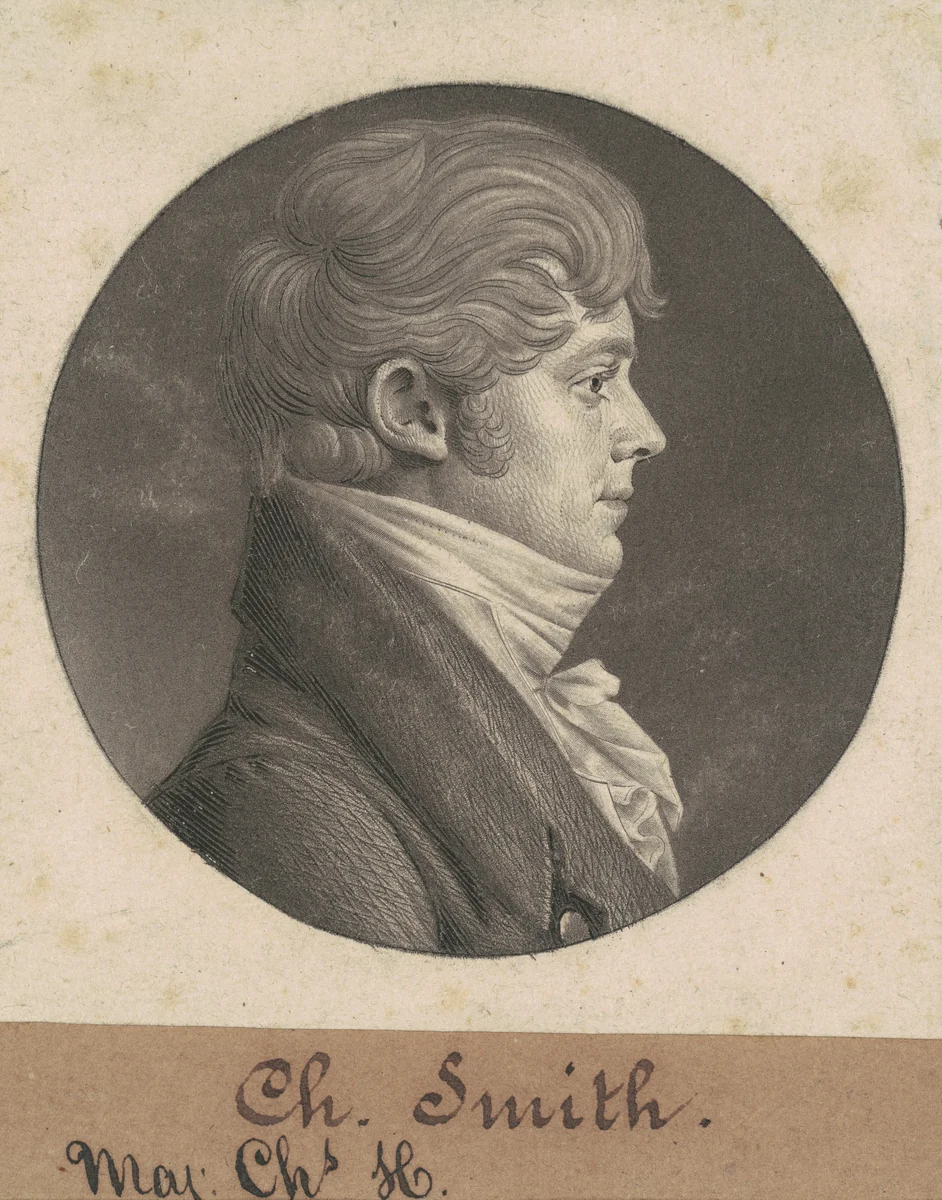 Charles Henry Smith by Charles B. J. Févret de Saint-Mémin, print, 1808
