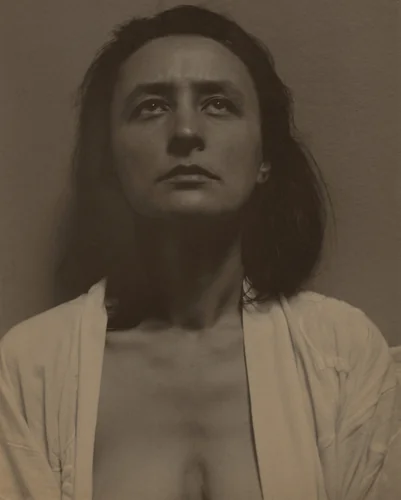 Georgia O'Keeffe by Alfred Stieglitz, photograph, 1918