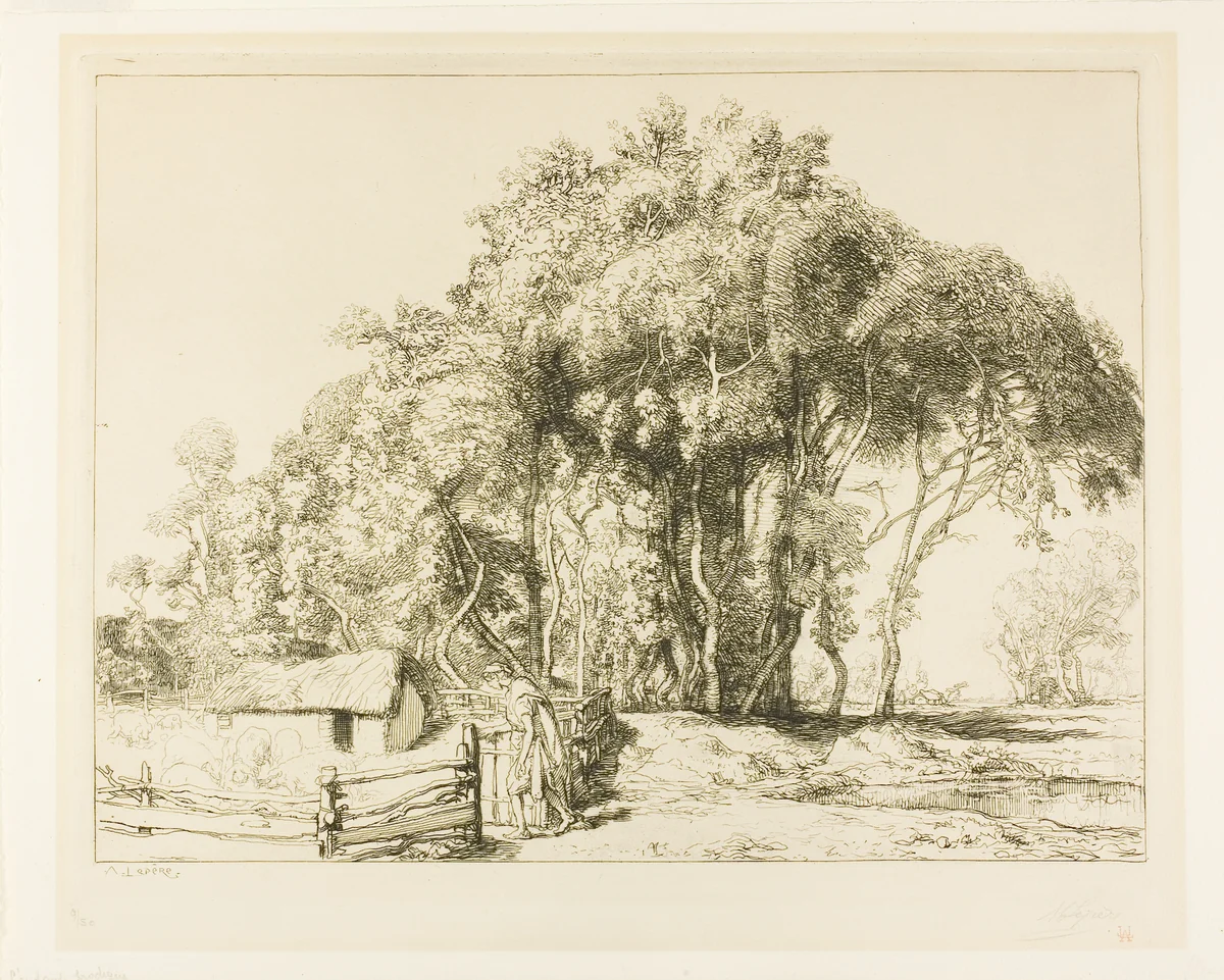 The Prodigal Son by Louis Auguste Lepère, print, 1913