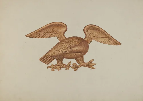 Wooden Eagle by Henry Murphy, index of american design, 1939