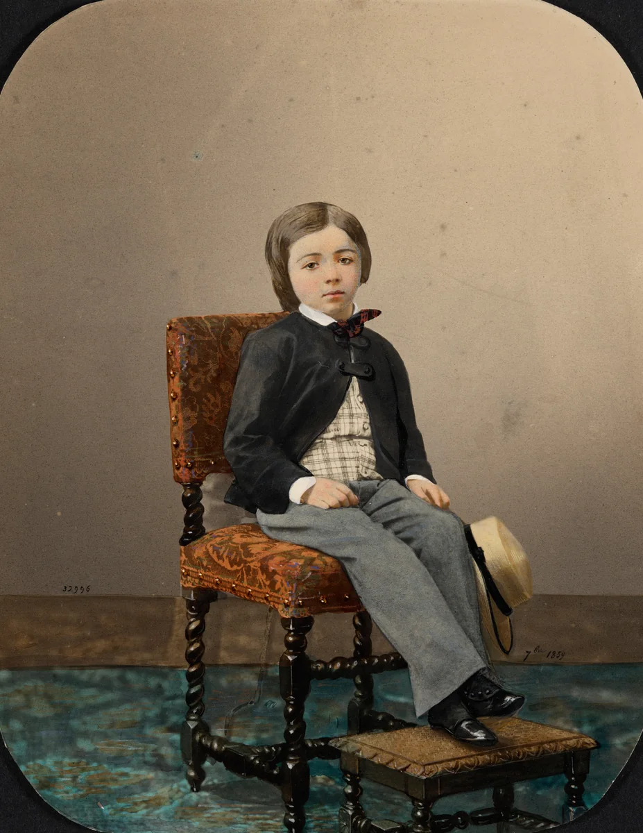 Portrait of a Boy by Mayer & Pierson, photograph, 1859