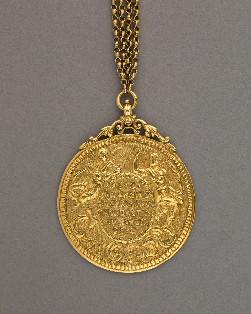 Presentation Medal of Francesco Morosini by Italian, Venice, metalwork, 1600-1699