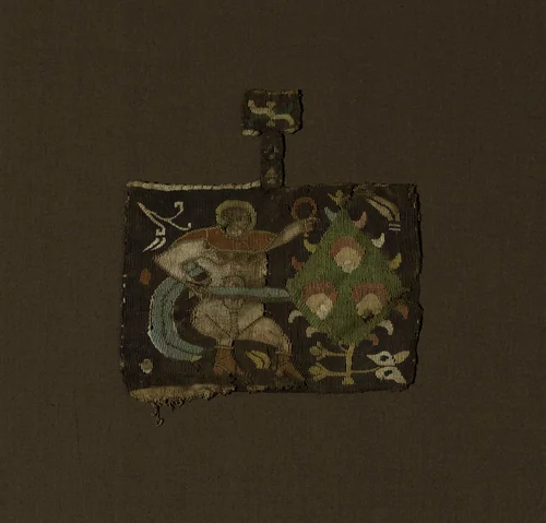 Fragment by Coptic Egypt, textile, 501-800