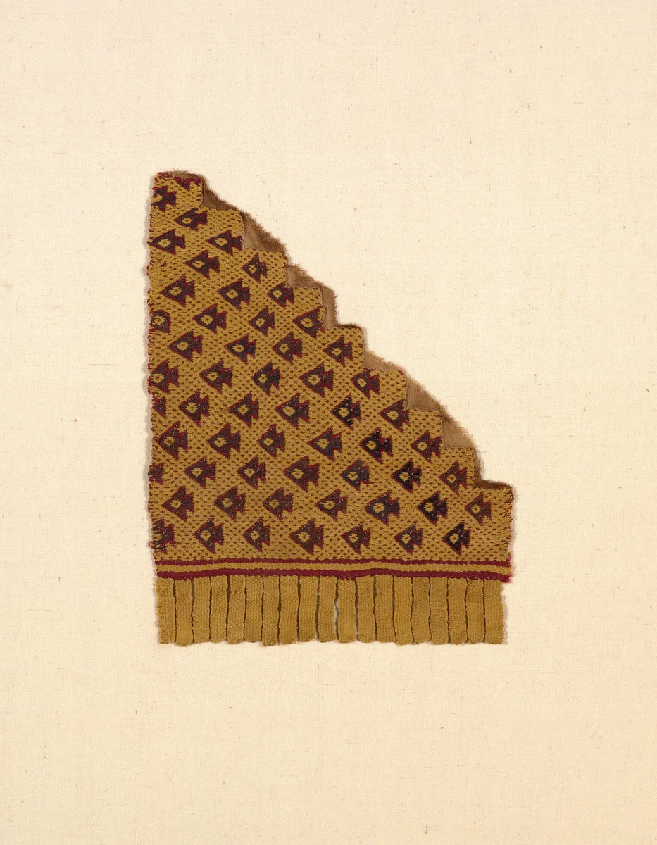 Fragment from a Mantle by Central Coast, textile, 1000-1476