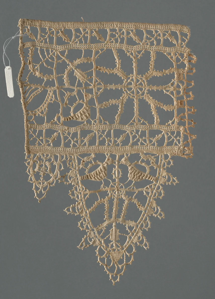 Fragment (Border) by Italy, textile, 1501-1600