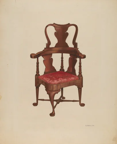 Roundabout Chair by Arsen Maralian, index of american design, 1937